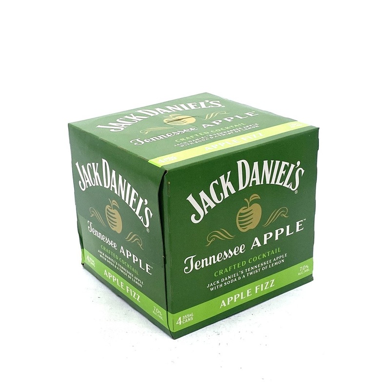 Jack Daniel's Apple Fizz RTD Can - 4 x 12oz
