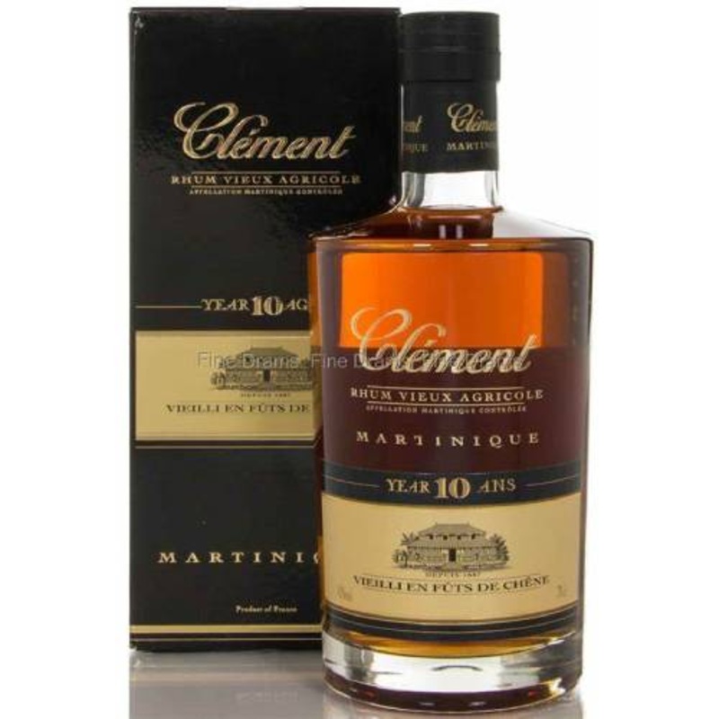 Rhum Clement Rum Aged 10 Year - 750Ml