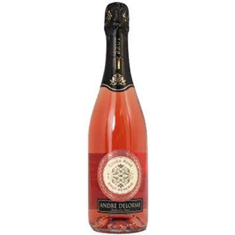 Andre Delorme Brut Rose Reserve NV - 750ML