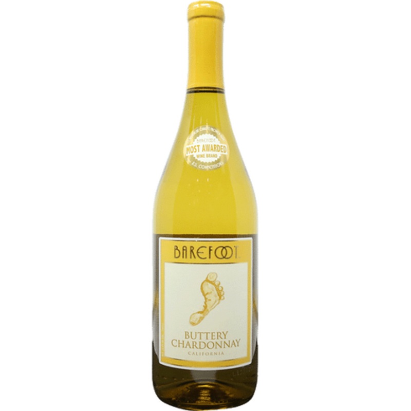 Barefoot Buttery Chardonnay 750ml
