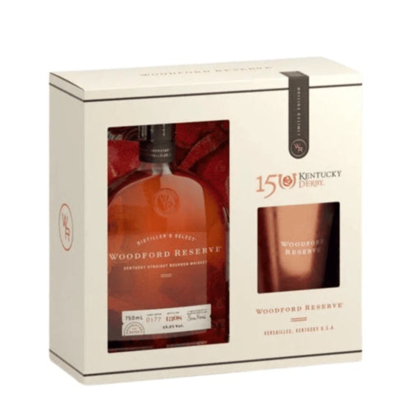Woodford Reserve 150th Kentucky Derby Limited Edition Julep Cup Gift Set - 750ml