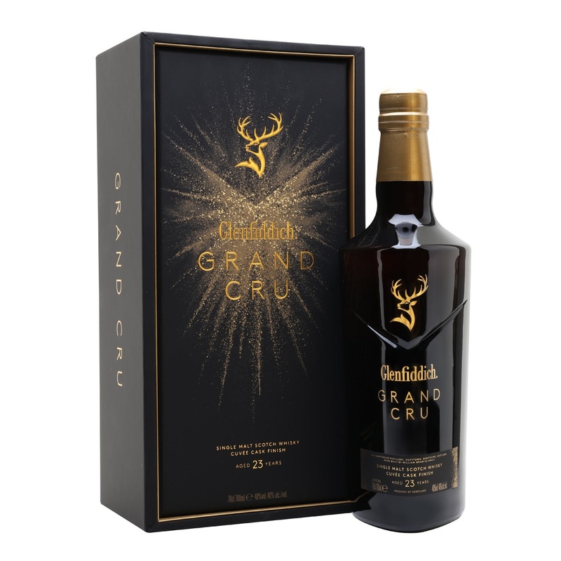 Glenfiddich 23 Year Old Grand Cru Single Malt Scotch Whisky Cuve Cask Finish 750ML