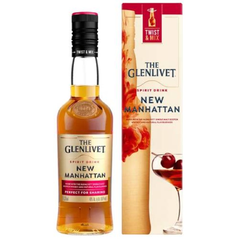 Glenlivet Twist & Mix Cocktails New Manhattan - 375ML