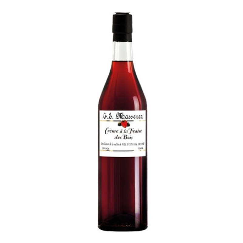 G. E. Massenez - Crme  la Fraise des Bois Wild Strawberry - 750ML