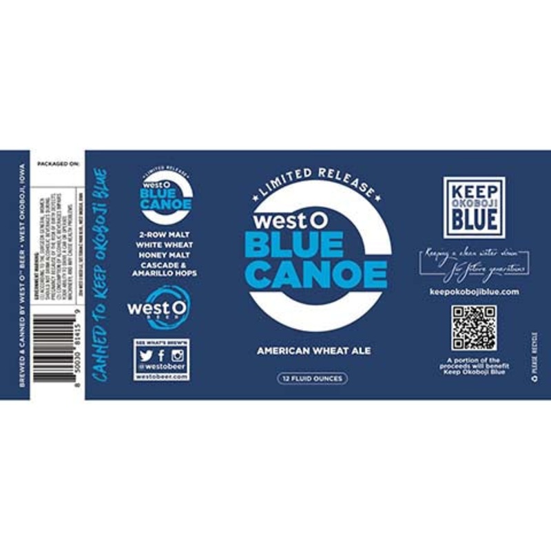 West O Beer Blue Canoe Wheat Ale