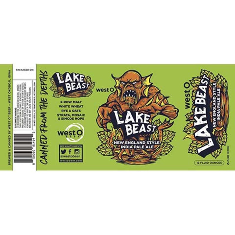 West O Beer Lake Beast NEIPA