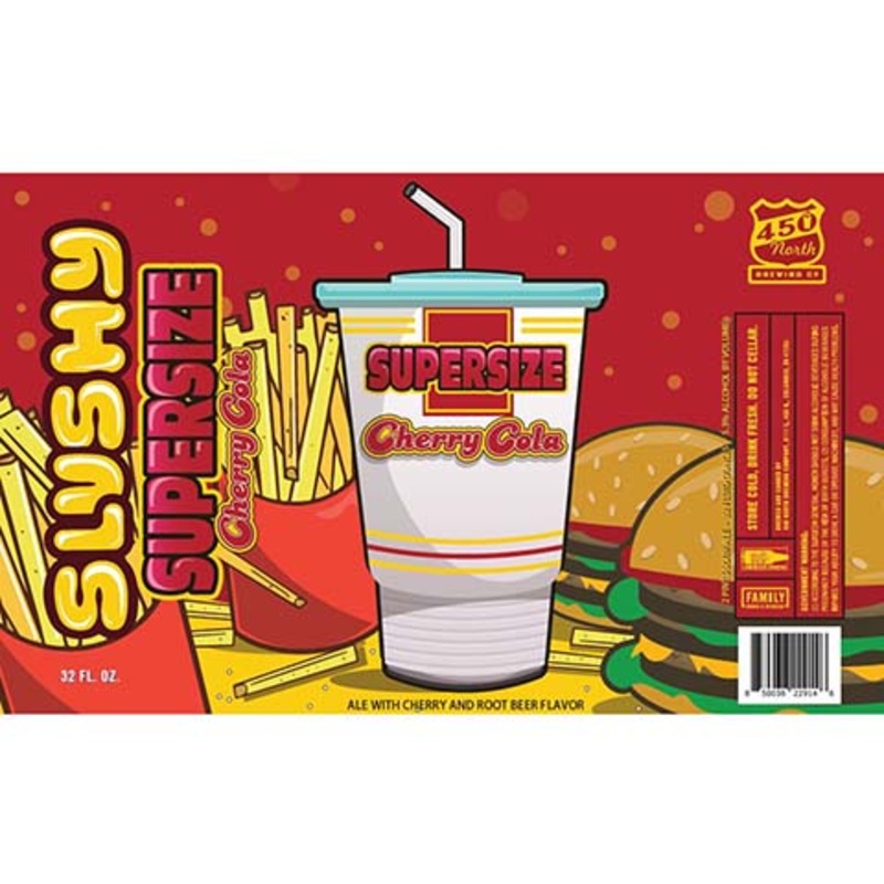 450 North Slushy Supersize Cherry Cola