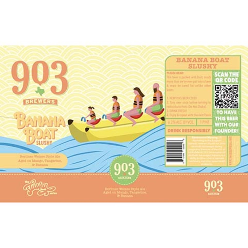 903 Brewers Banana Boat Slushy Berliner Weisse Ale