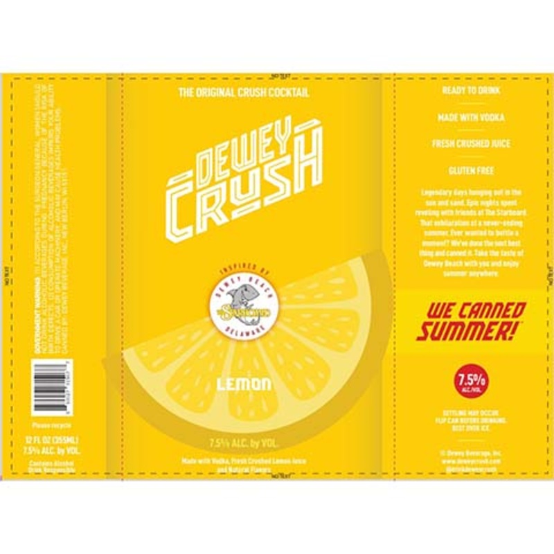 Dewey Crush Lemon