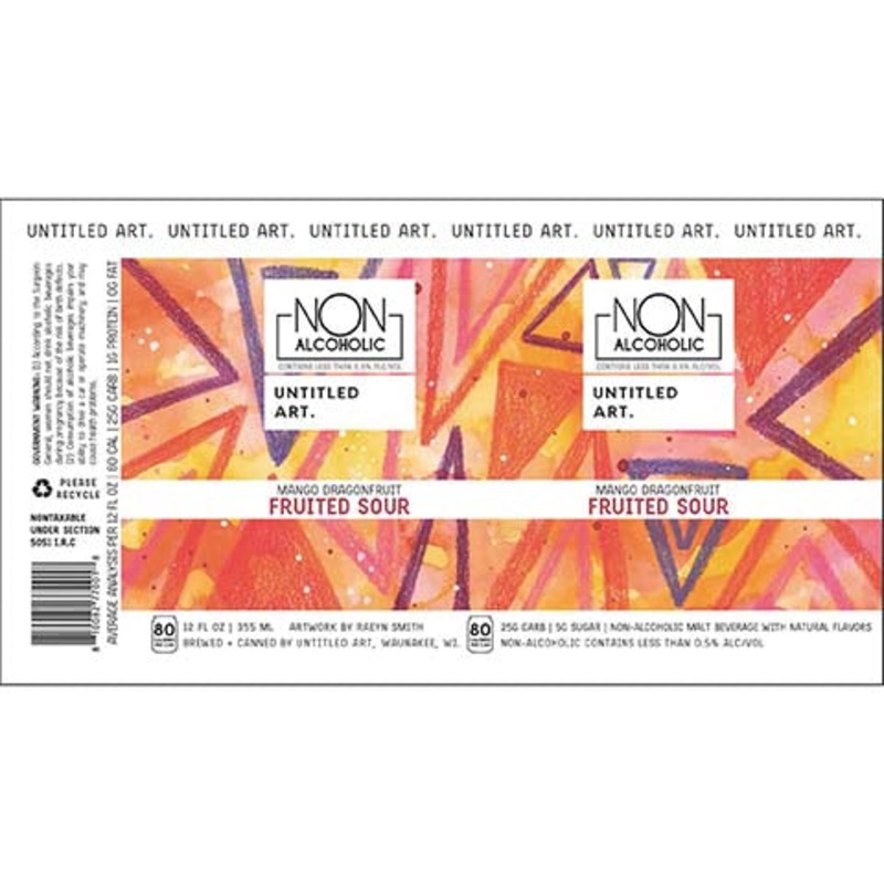 Untitled Art Mango Dragonfruit Fruited Sour (Non-Alcoholic)