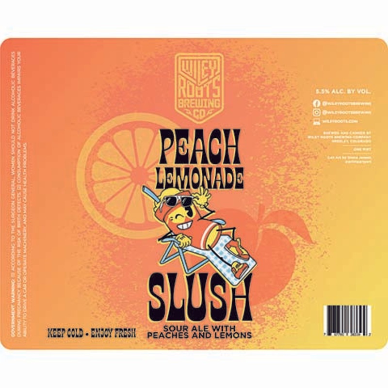 Wiley Roots Peach Lemonade Slushy Sour Ale