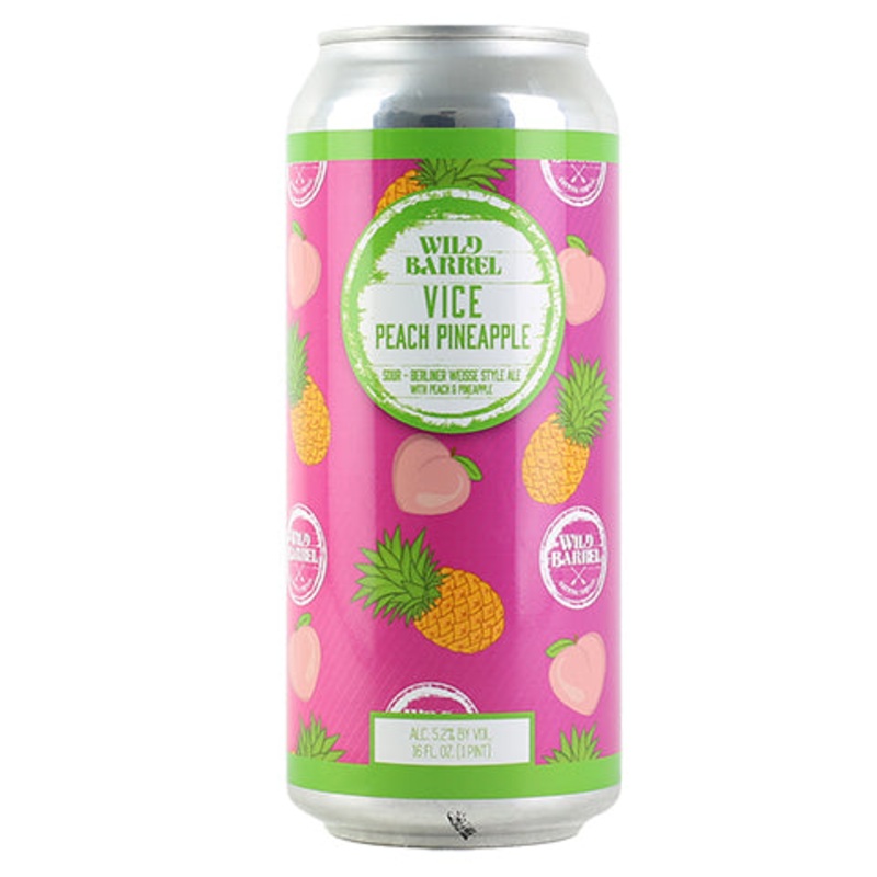 Wild Barrel Vice Peach Pineapple Sour