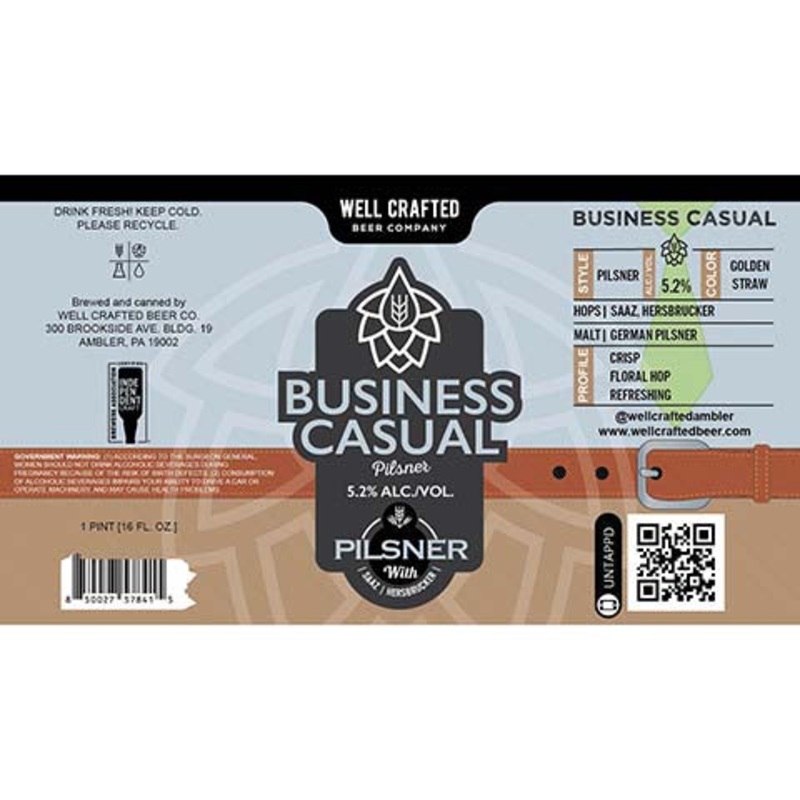Well Crafted Business Casual Pilsner