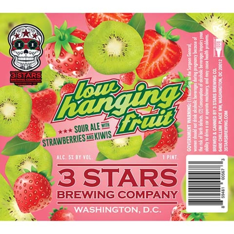 3 Stars Low Hanging Fruit Sour Ale