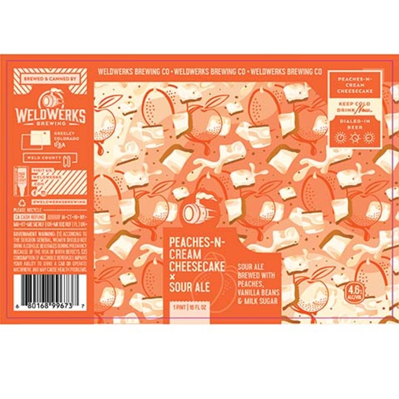 Weldwerks Peaches-N-Cream Cheesecake Sour Ale