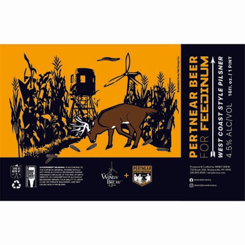 Windy Pertnear Beer for Feedinum Pilsner