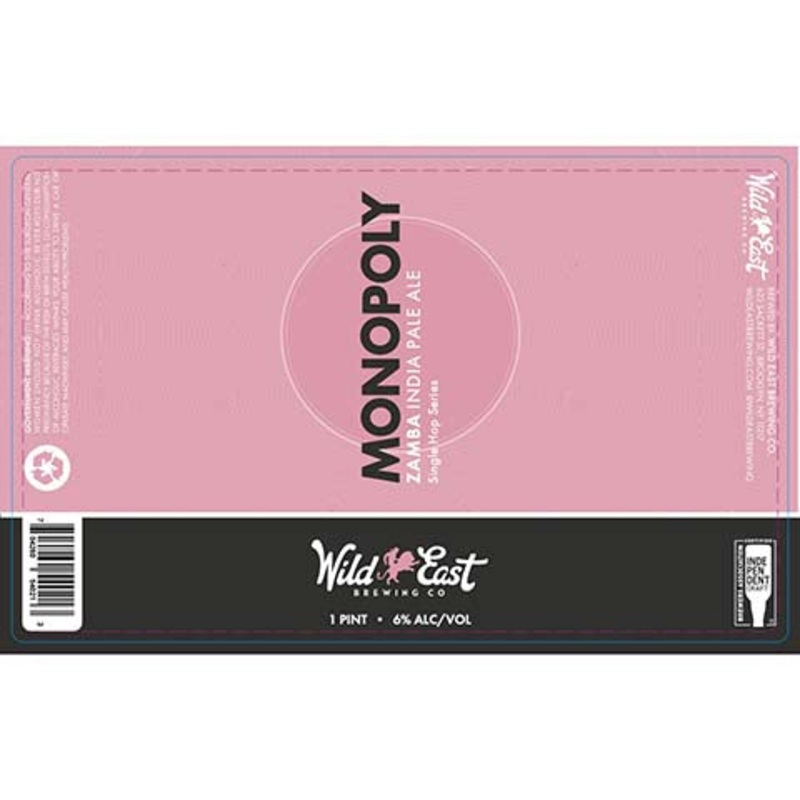 Wild East Monopoly Zamba IPA