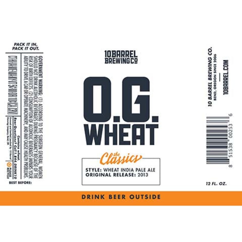 10 Barrel O.G. Wheat IPA