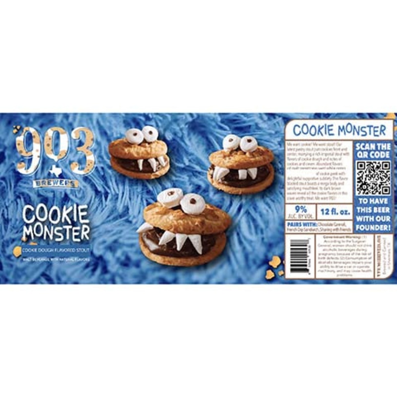 903 Brewers Cookie Monster Flavored Stout