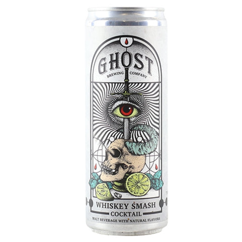 Ghost Whiskey Smash Cocktail